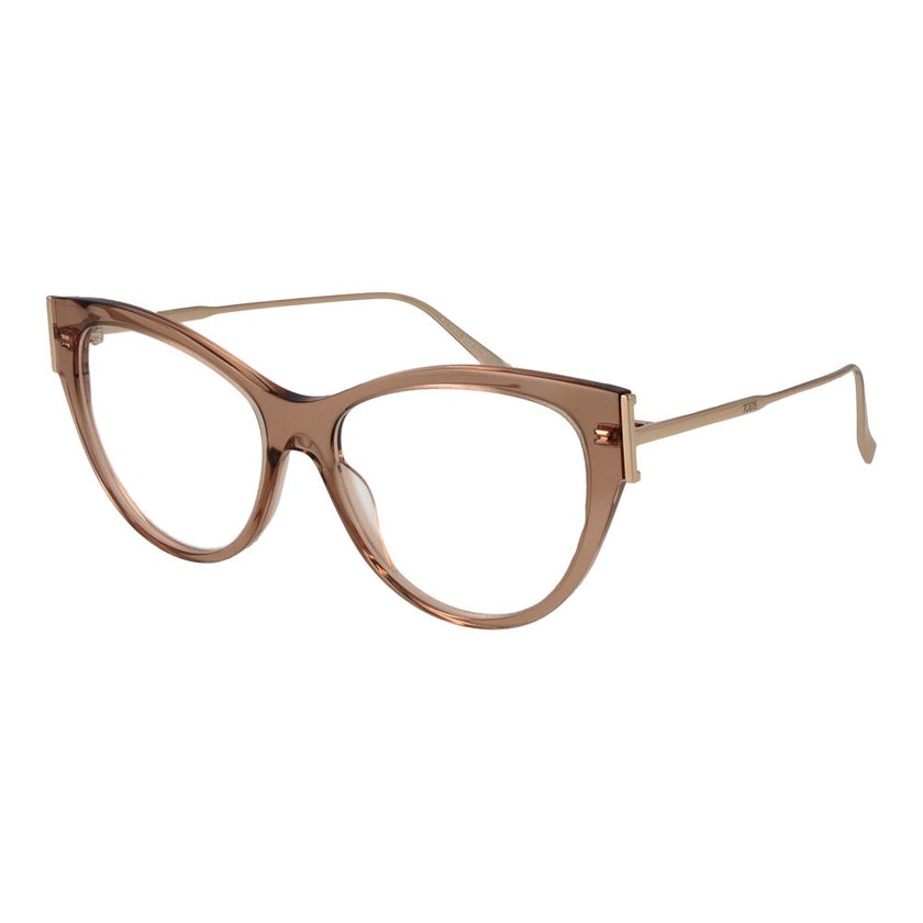 Tod's Beige Acetate & Metal Glasses (Frames) Tod's