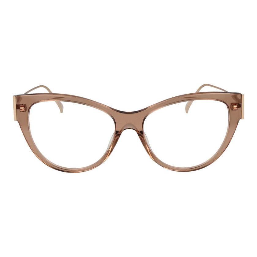 Tod's Beige Acetate & Metal Glasses (Frames) Tod's