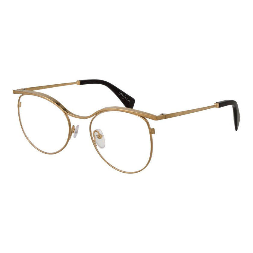 Yohji Yamamoto Gold Metal Glasses (Frames) Yohji Yamamoto