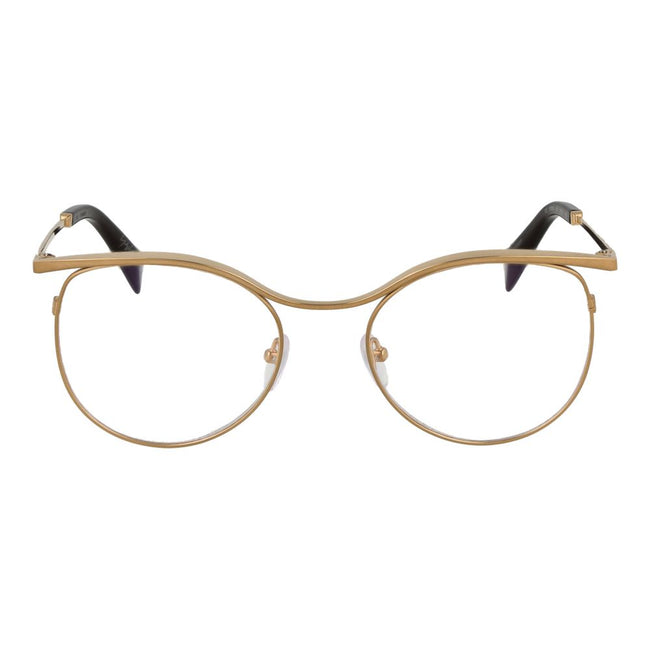 Yohji Yamamoto Gold Metal Glasses (Frames) Yohji Yamamoto