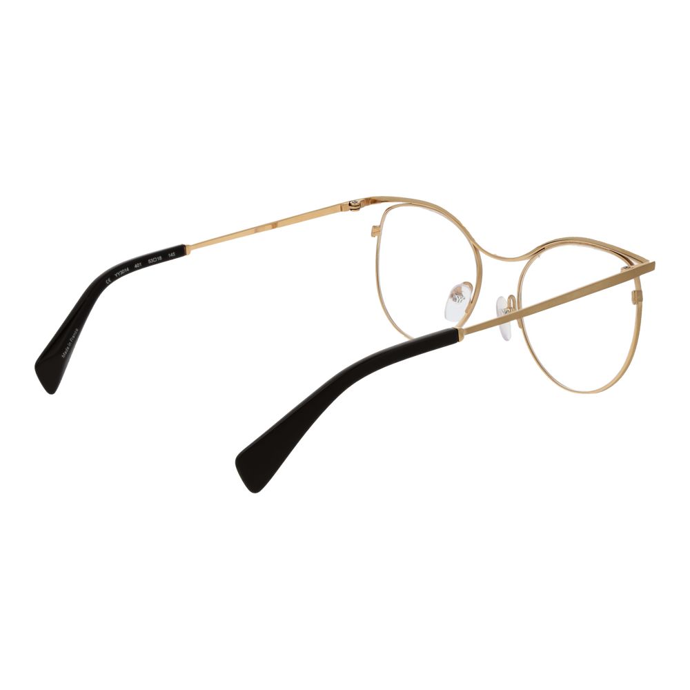 Yohji Yamamoto Gold Metal Glasses (Frames) Yohji Yamamoto