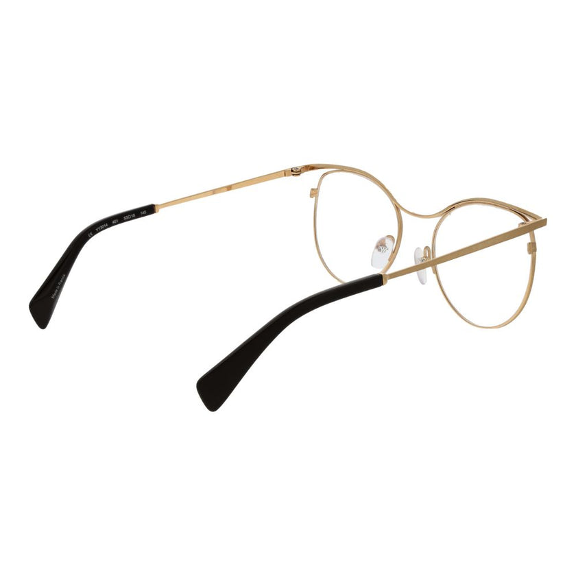 Yohji Yamamoto Gold Metal Glasses (Frames) Yohji Yamamoto