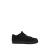 Y-3 Black Leather Low Top Sneakers Y-3