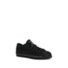 Y-3 Black Leather Low Top Sneakers Y-3
