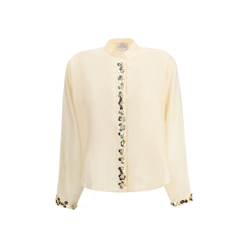 Forte_Forte Multicolor Silk Blouse Forte_Forte