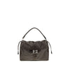 Fendi Brown Calf Leather Bos Taurus Shoulder Bag Fendi