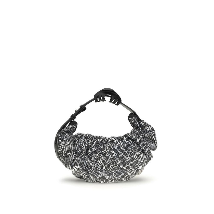 Diesel Silver Cotton Shoulder Bag Diesel