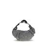 Diesel Silver Cotton Shoulder Bag Diesel