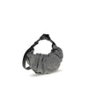 Diesel Silver Cotton Shoulder Bag Diesel