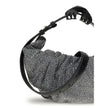 Diesel Silver Cotton Shoulder Bag Diesel