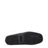 Versace Black Leather Slip-On Loafers Versace