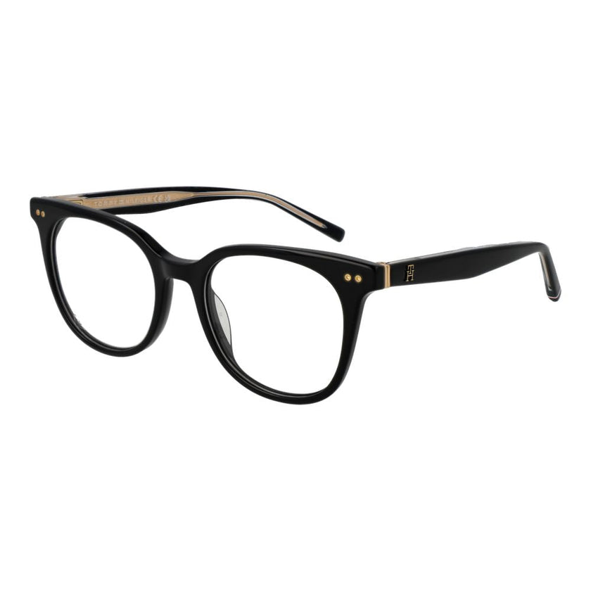 Tommy Hilfiger Black Acetate Glasses (Frames) Tommy Hilfiger
