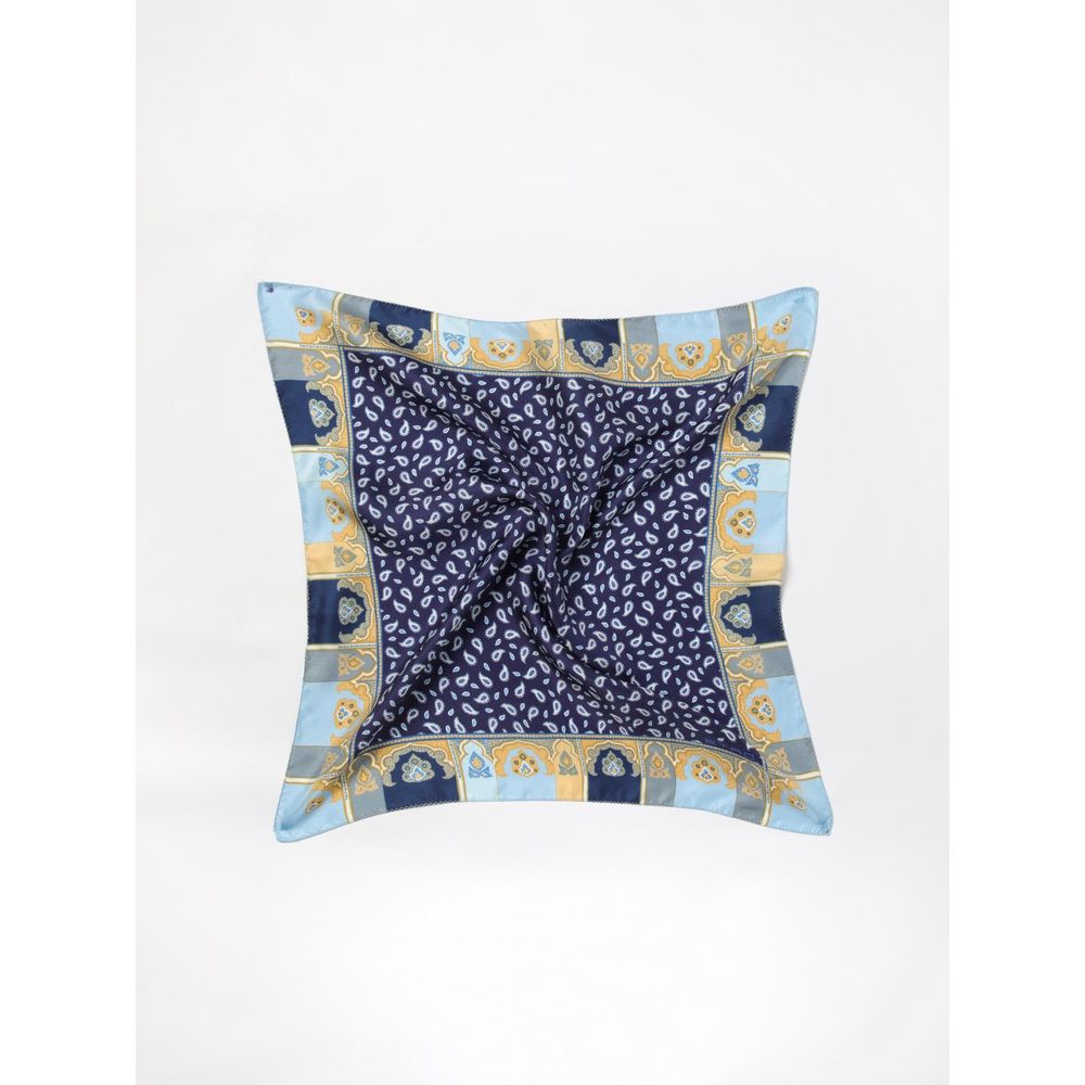 Etro Blue Silk Foulard Etro