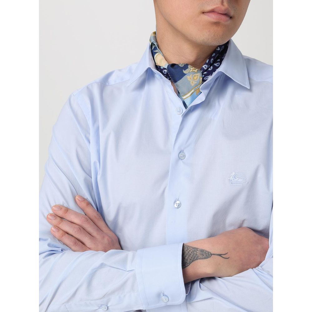 Etro Blue Silk Foulard Etro