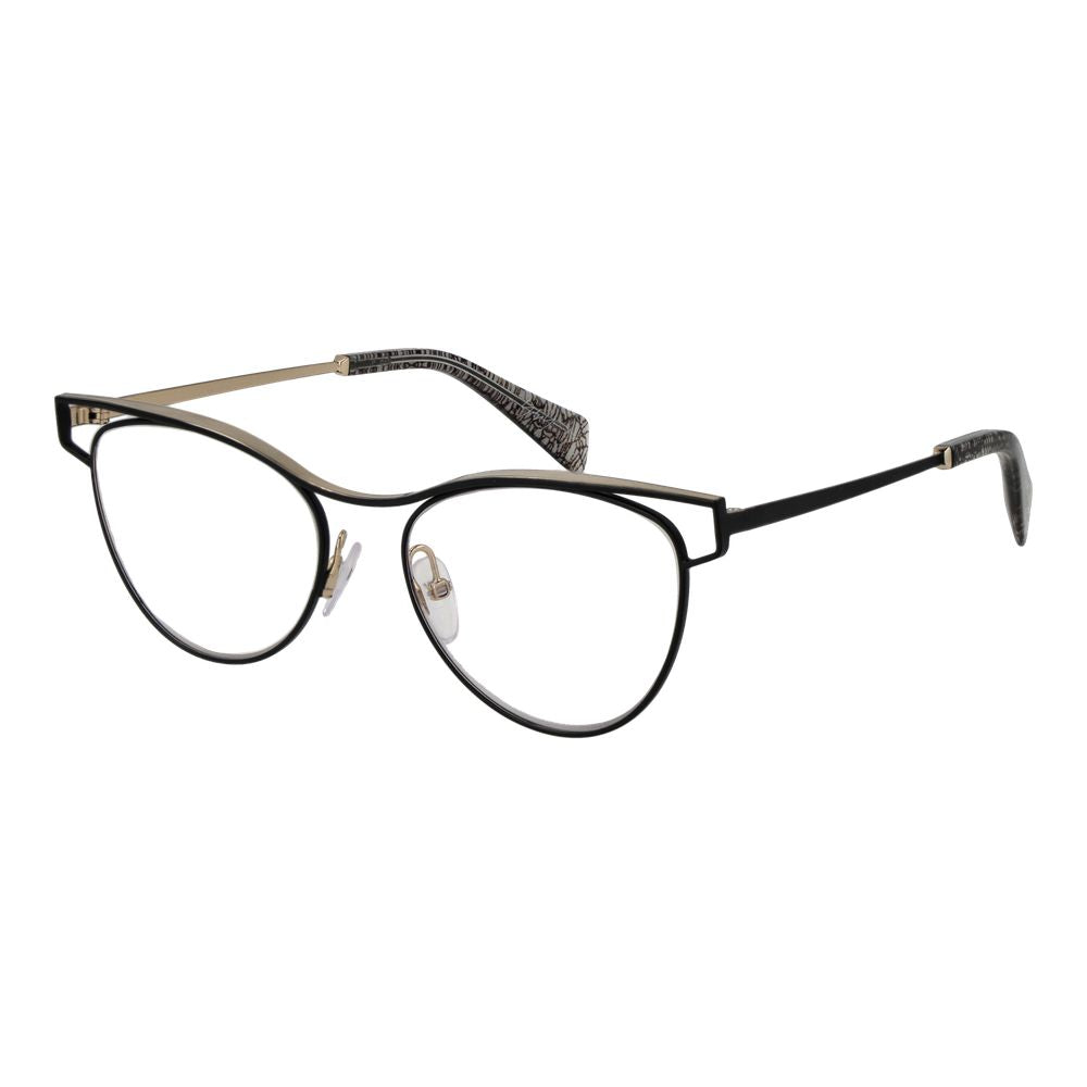 Yohji Yamamoto Black Metal Glasses (Frames) Yohji Yamamoto