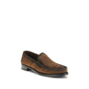 Prada Brown Leather Slip-On Loafers Prada
