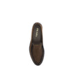 Prada Brown Leather Slip-On Loafers Prada