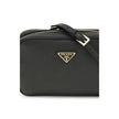 Prada Black Calf Leather Bos Taurus Shoulder Bag Prada