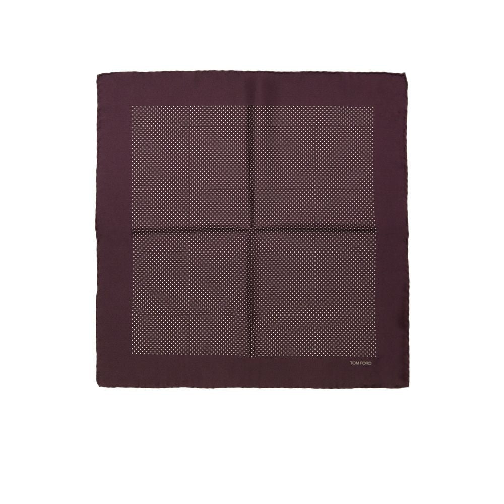 Tom Ford Bordeaux Silk Clutch Bag Tom Ford