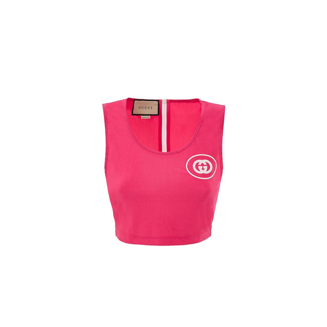 Gucci Fuchsia Polyamide Tank Tops Gucci