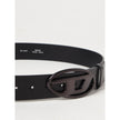 Diesel Black Leather Regular Belt Diesel
