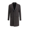 ZEGNA Brown Wool Coat ZEGNA