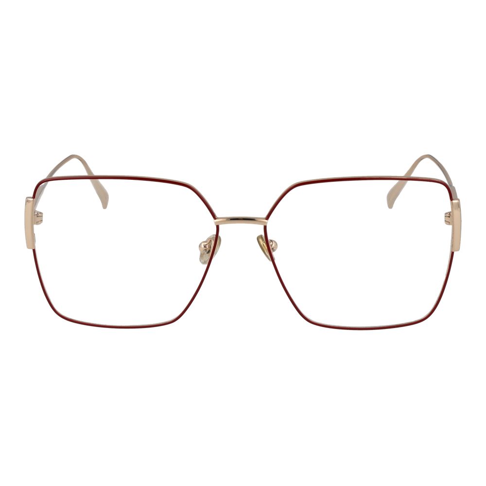 Tod's Red Metal Glasses (Frames) Tod's