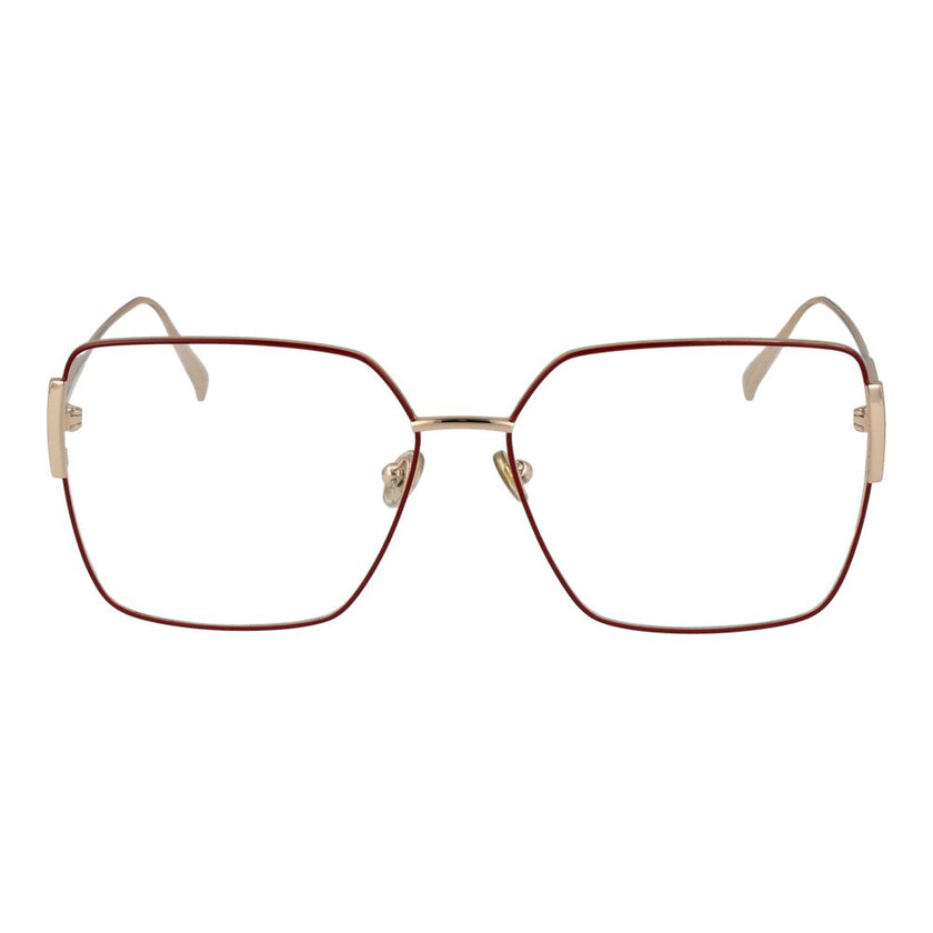Tod's Red Metal Glasses (Frames) Tod's