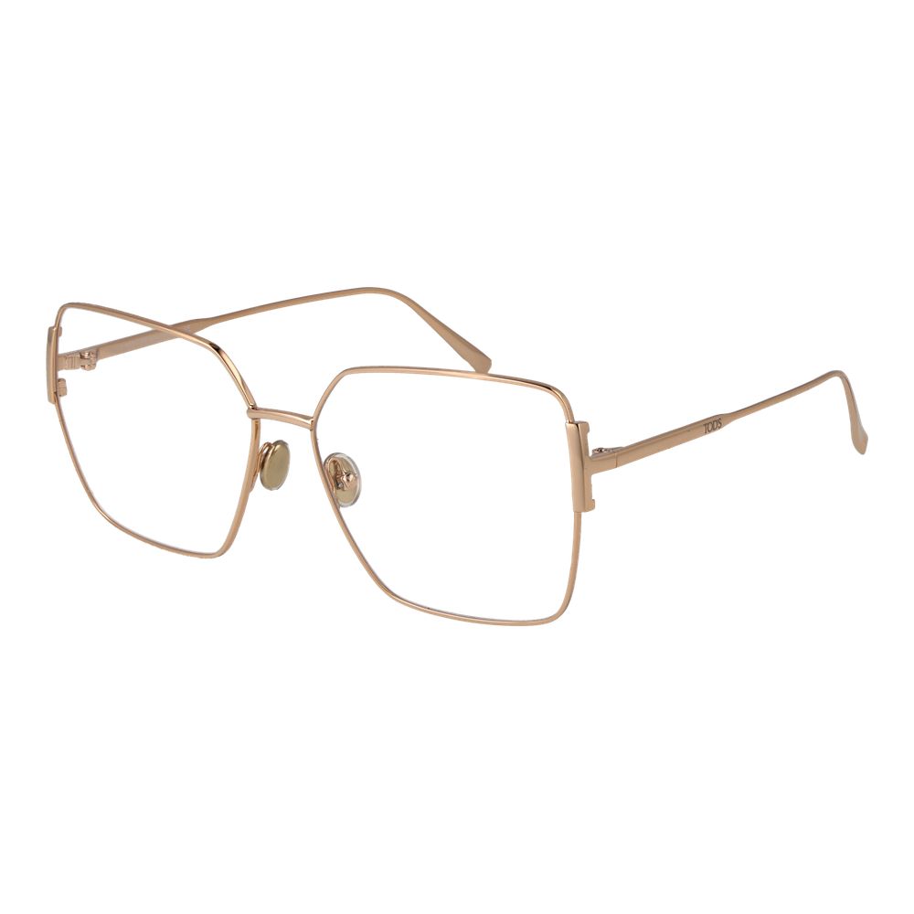 Tod's Gold Metal Glasses (Frames) Tod's