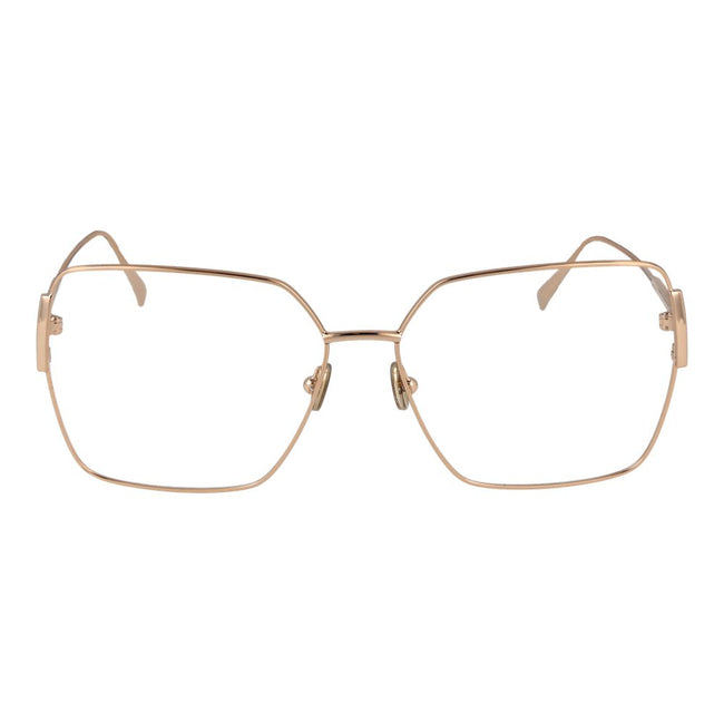 Tod's Gold Metal Glasses (Frames) Tod's