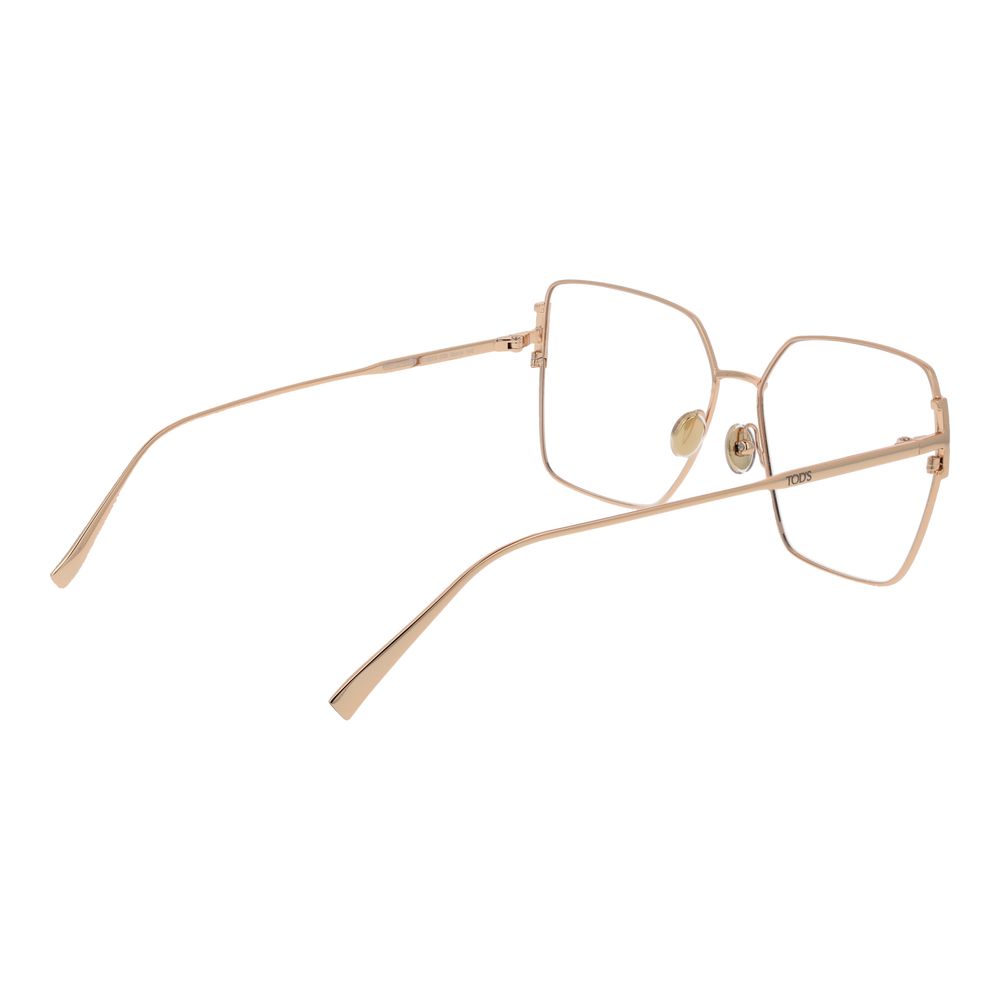 Tod's Gold Metal Glasses (Frames) Tod's