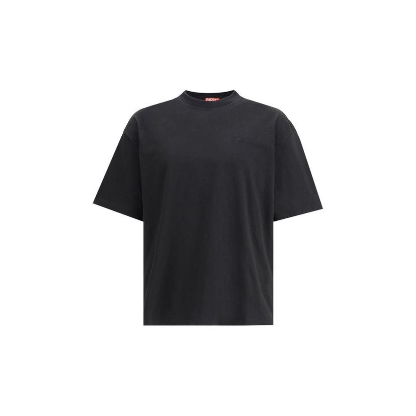 Diesel Black Cotton T-Shirt Diesel