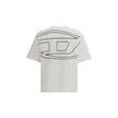 Diesel White Cotton T-Shirt Diesel