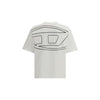 Diesel White Cotton T-Shirt Diesel