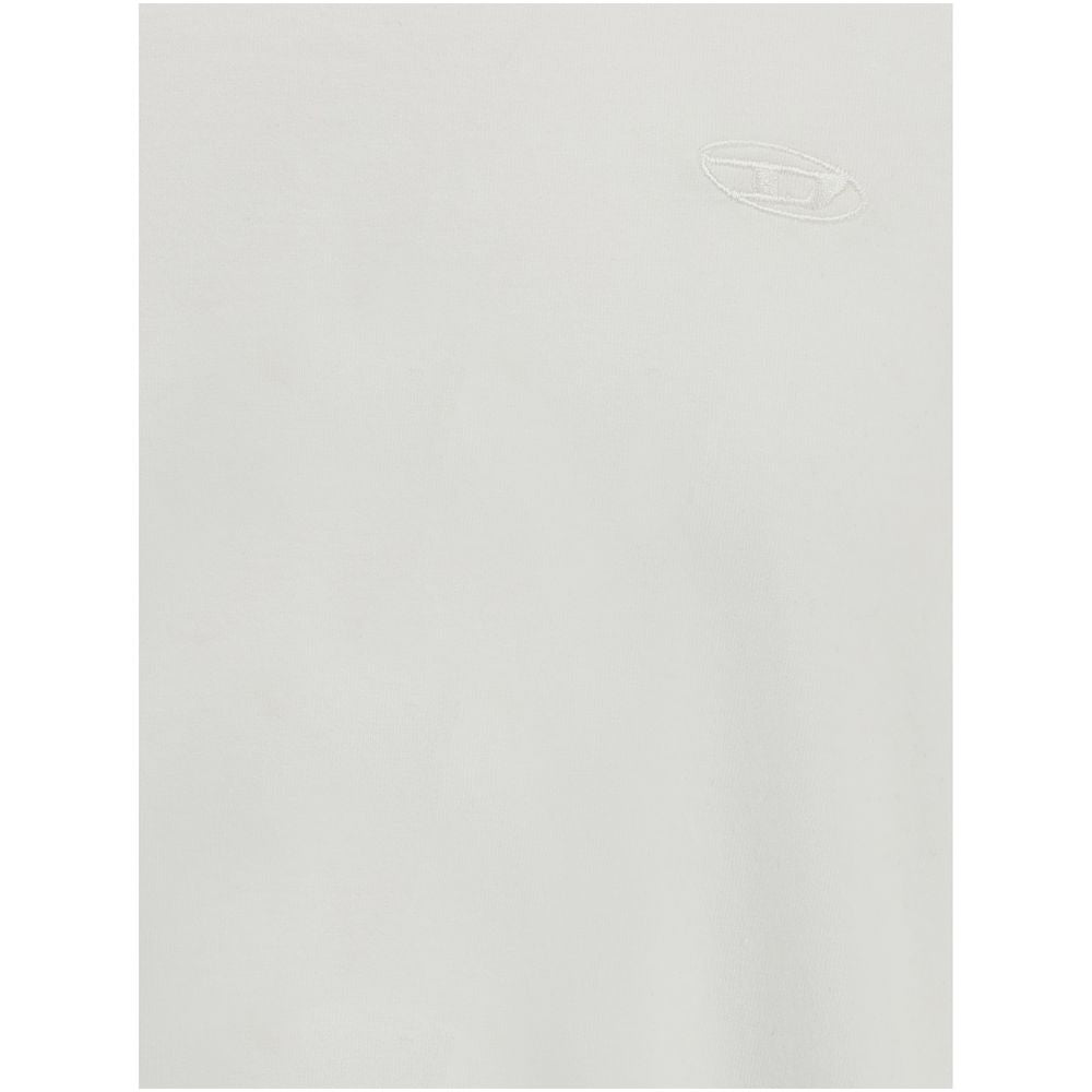 Diesel White Cotton T-Shirt Diesel
