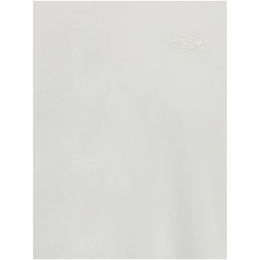 Diesel White Cotton T-Shirt Diesel