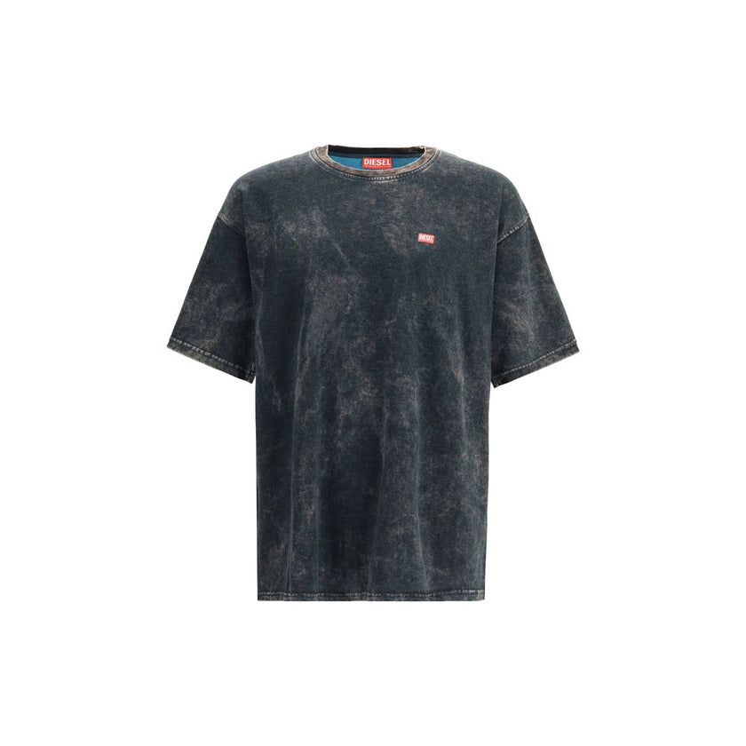Diesel Black Cotton T-Shirt Diesel