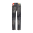 Diesel Gray Cotton Relaxed Fit Jeans Diesel