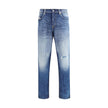 Diesel Blue Cotton Slim Fit Jeans Diesel