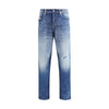 Diesel Blue Cotton Slim Fit Jeans Diesel