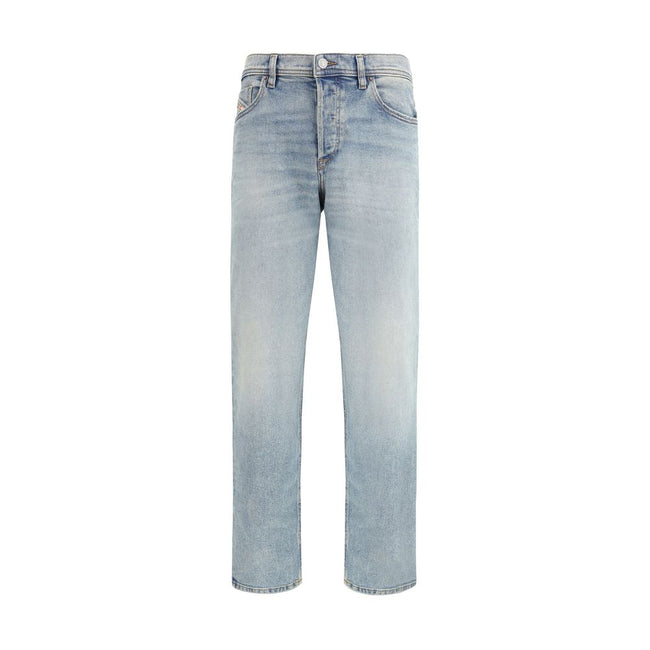 Diesel Blue Cotton Tapered Jeans Diesel