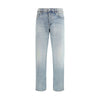 Diesel Blue Cotton Tapered Jeans Diesel