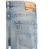 Diesel Blue Cotton Tapered Jeans Diesel