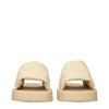 Burberry Beige Leather Slippers Burberry