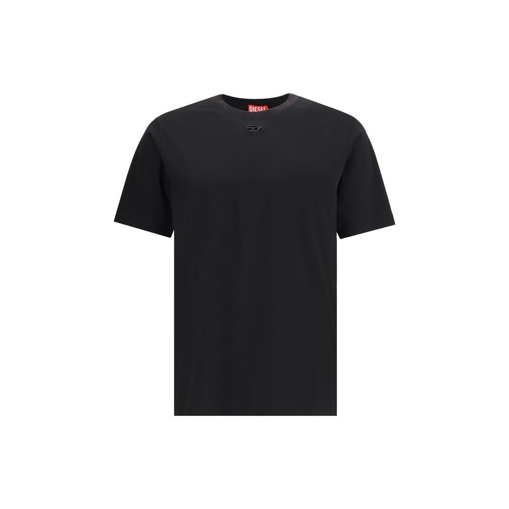 Diesel Black Cotton T-Shirt Diesel