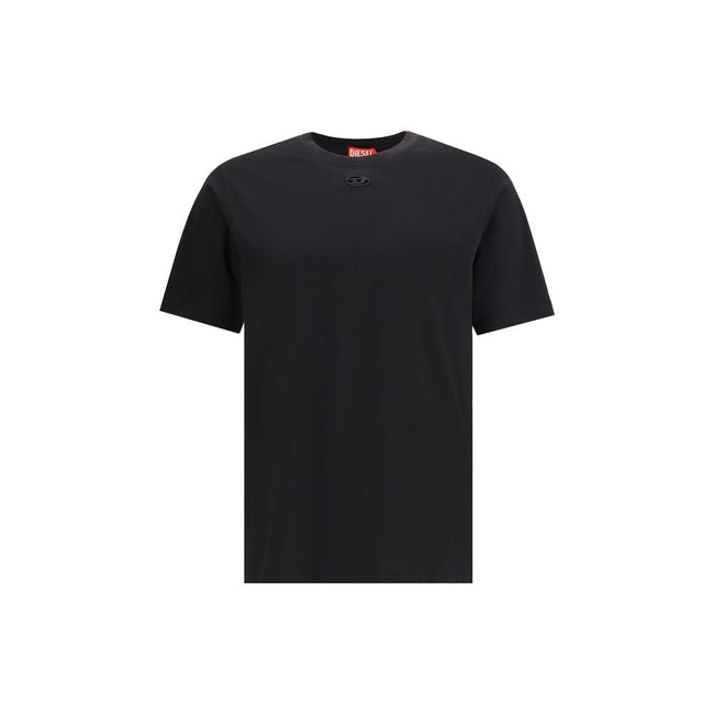 Diesel Black Cotton T-Shirt Diesel