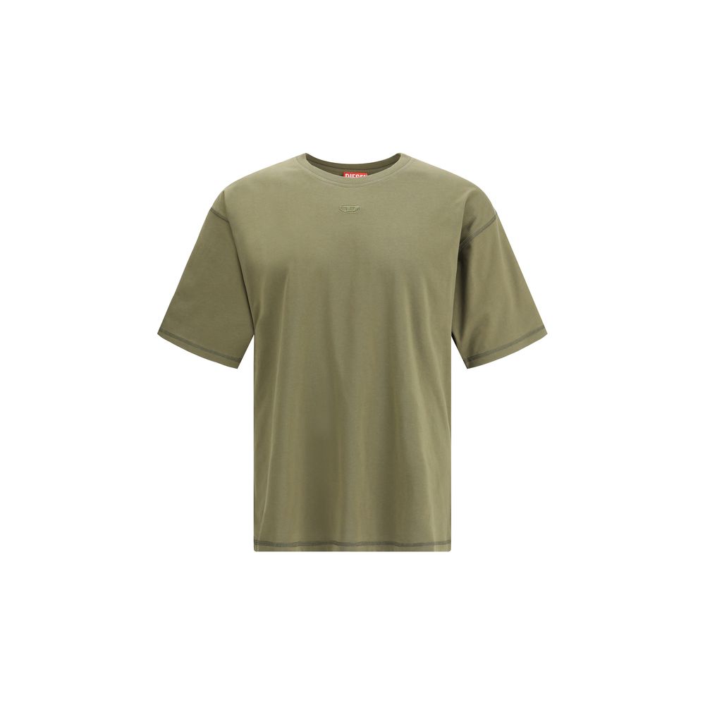 Diesel Green Cotton T-Shirt Diesel