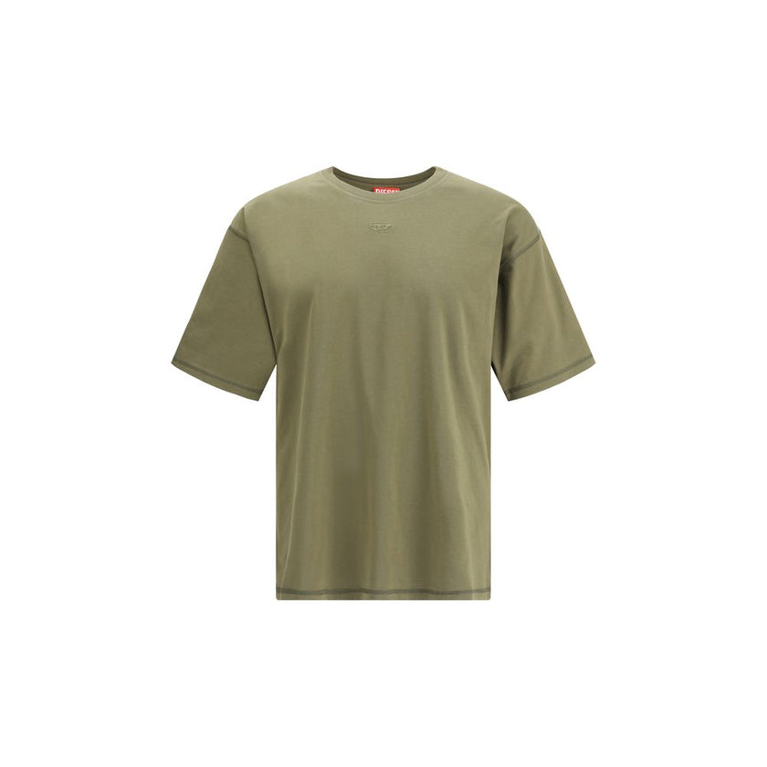 Diesel Green Cotton T-Shirt Diesel