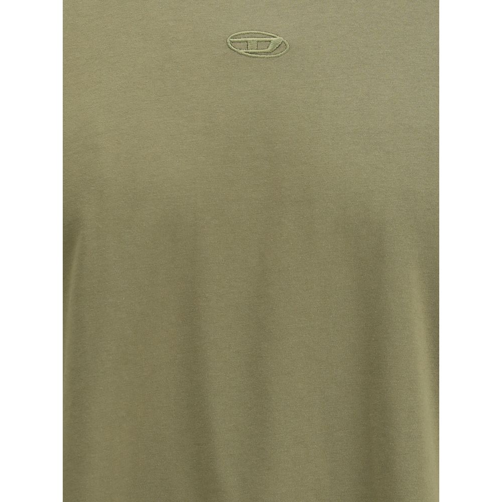 Diesel Green Cotton T-Shirt Diesel