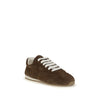 Prada Brown Calf Leather Bos Taurus Sneakers Prada